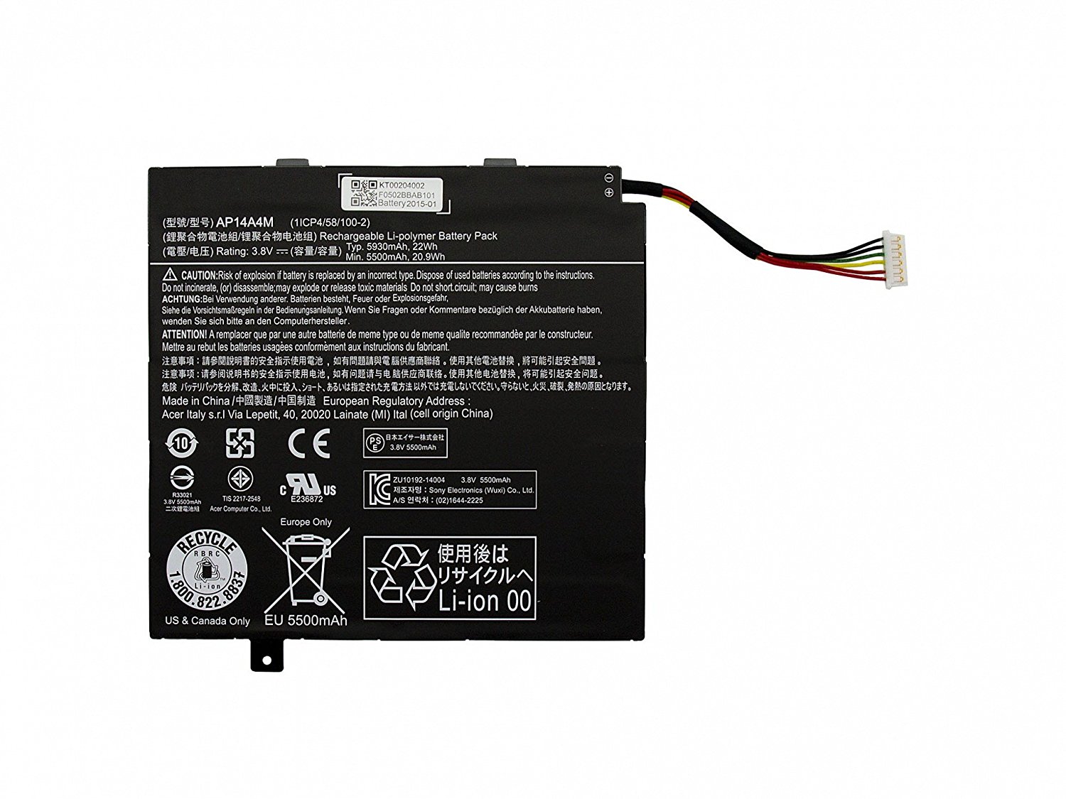 Batterie Pour Acer AP14A8M